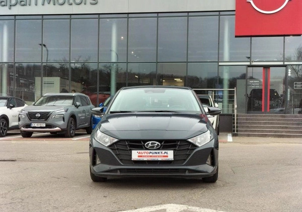 Hyundai i20 cena 54900 przebieg: 74017, rok produkcji 2021 z Młynary małe 277